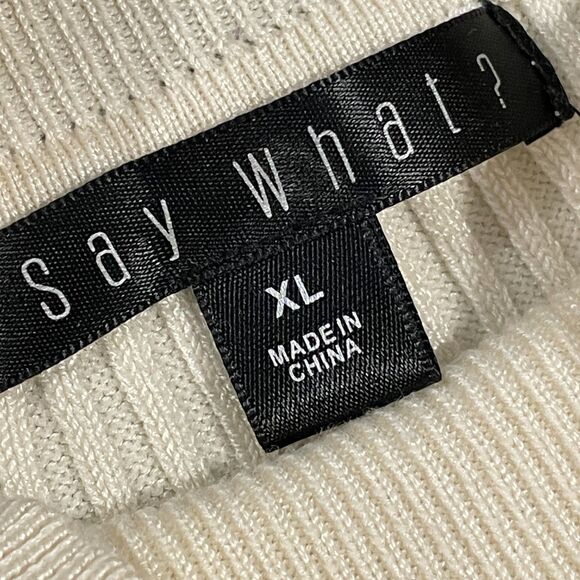 ~ Bodysuit XL Thong Stripe Knit* Mock Turtleneck Long Sleeve Snaps Brown Cream - Picture 13 of 13